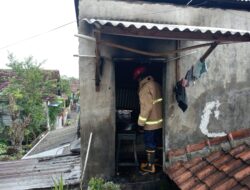 Selang Gas Diduga Bocor, Rumah Warga di Banyuwangi Dilahap Si Jago Merah