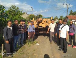 Joint Officers Again Find Pile of Teak Wood Allegedly Illegal in Siliragung