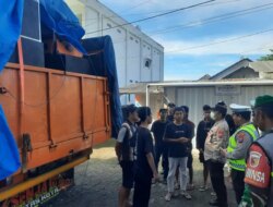 Turun Gumitir, Truk Bermuatan Sound Asal Malang Dicegat Polisi di Kalibaru Banyuwangi