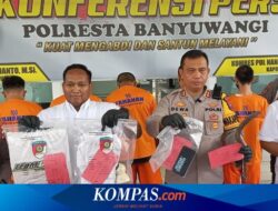 5 Orang Pengeroyok Anggota Perguruan Silat di Banyuwangi Jadi Tersangka