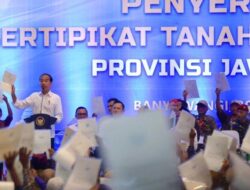 Presiden Jokowi Serahkan 10.000 Sertipikat Tanah Elektronik TORA : Banyuwangi Terbesar di Indonesia – Tribunjatim.com
