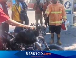 Motorbike in Banyuwangi caught fire after “I'm sorry” BBM