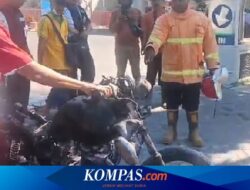 Sepeda Motor di Banyuwangi Terbakar setelah “Ngangsu” BBM