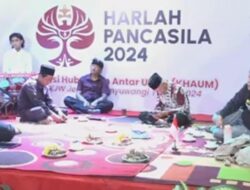 Peringati Hari Lahir Pancasila , GKJW Banyuwangi Teladani Nilai-Nilai Pancasila.