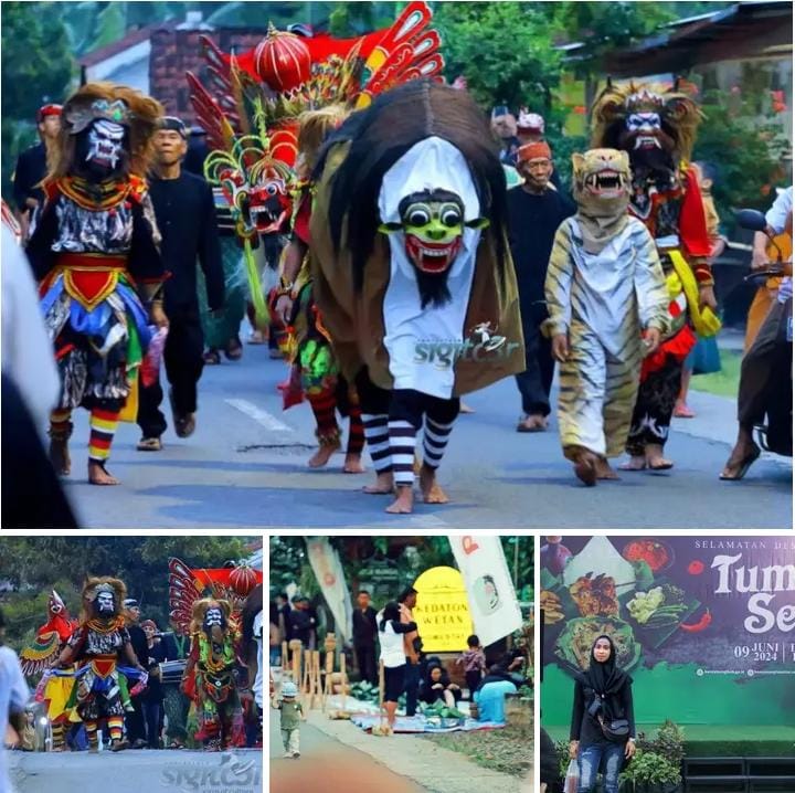 atraksi-tradisi-tumpeng-sewu-masyarakat-osing-desa-kemiren
