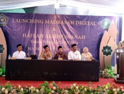 Launching Madrasah Digital & Haflah Akhirussanah MTS. Nahdlatut Thulab Desa Segobang Kec. Licin.