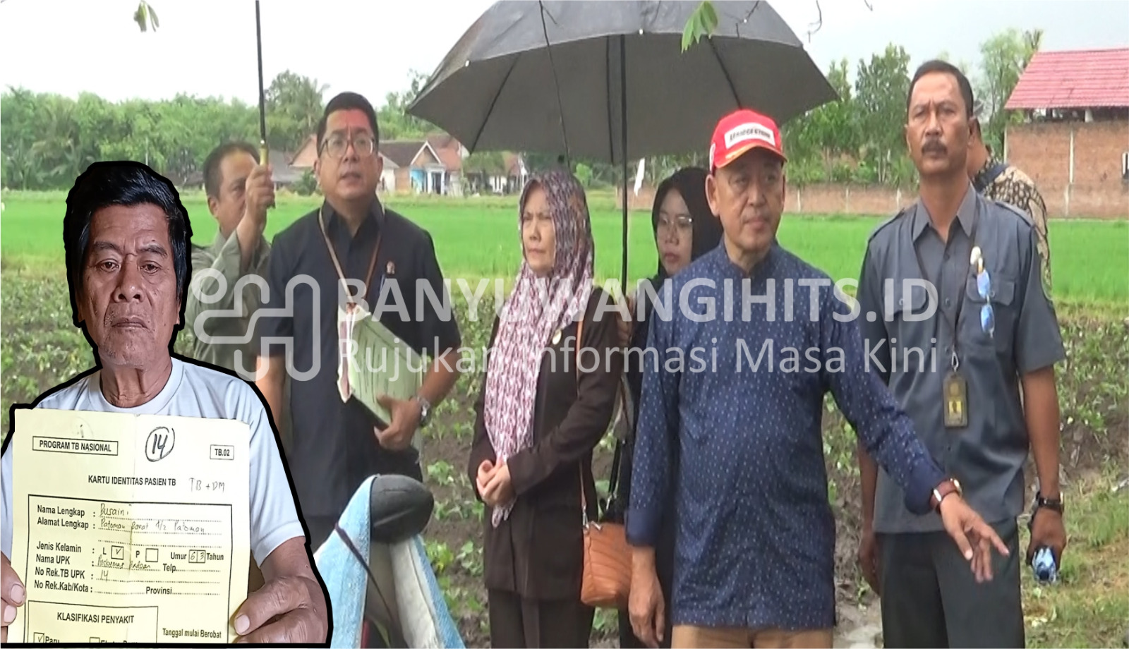 tak-hadir-karena-sakit,-eksekusi-sawah-di-kecamatan-blimbingsari-tetap-dilaksanakan