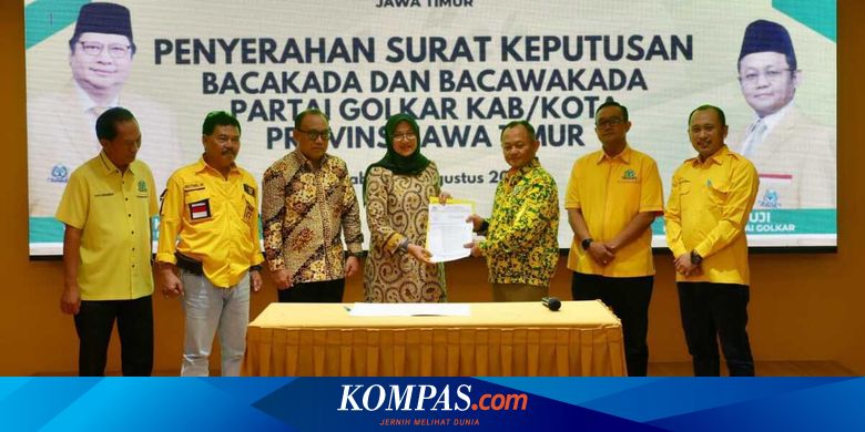 golkar-beri-rekomendasi-9-calon-kepala-daerah-jatim,-ada-istri-menteri
