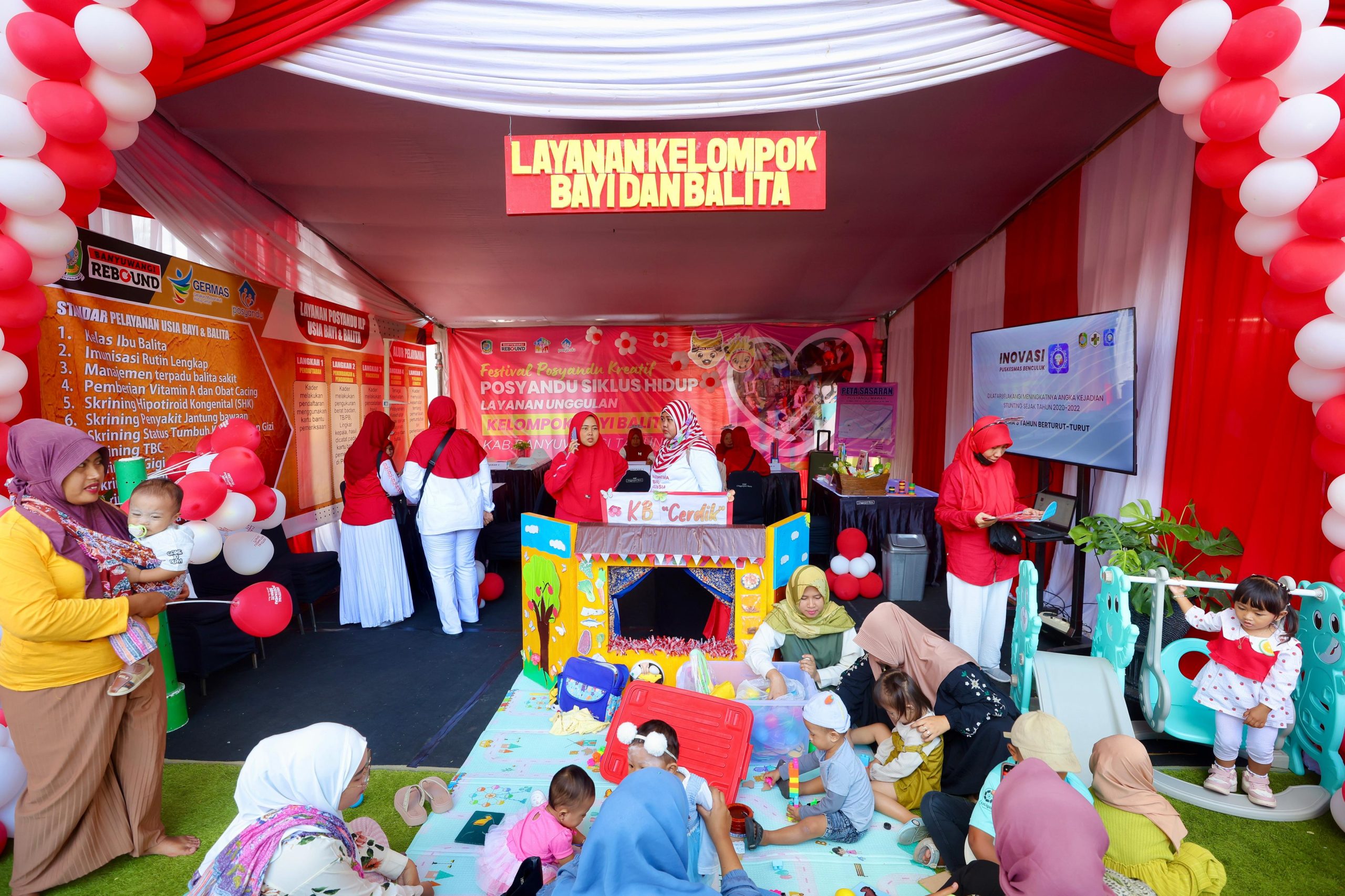 perkuat-peran-kader,-banyuwangi-gelar-festival-posyandu-kreatif