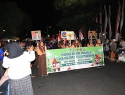 Meriahnya Pawai Lampion Pramuka Banyuwangi