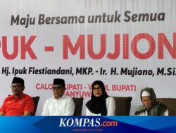 Diusung 16 Partai, Ipuk Fiestiandani Gandeng Sekda Mujiono pada Pilkada Banyuwangi