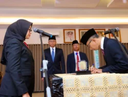 Guntur Priambodo Dilantik Sebagai Penjabat Sekretaris Daerah Banyuwangi