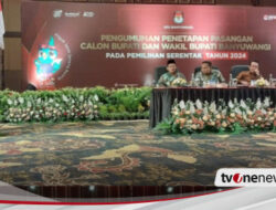 KPU Banyuwangi Tetapkan 2 Paslon Bupati dan Wakil Bupati, Ipuk-Muji dan Ali-Ali