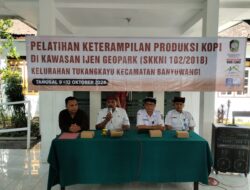 Pelatihan Keterampilan Produksi Kopi di Kawasan Ijen Geopark