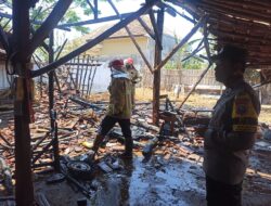Gudang Mebel di Wongsorejo Terbakar, Kerugian Capai 10 Juta Rupiah