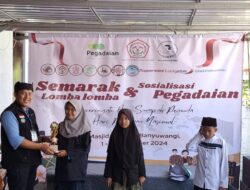 Semarak Lomba, Sosialisasi Pegadaian dan Baksos Kesehatan