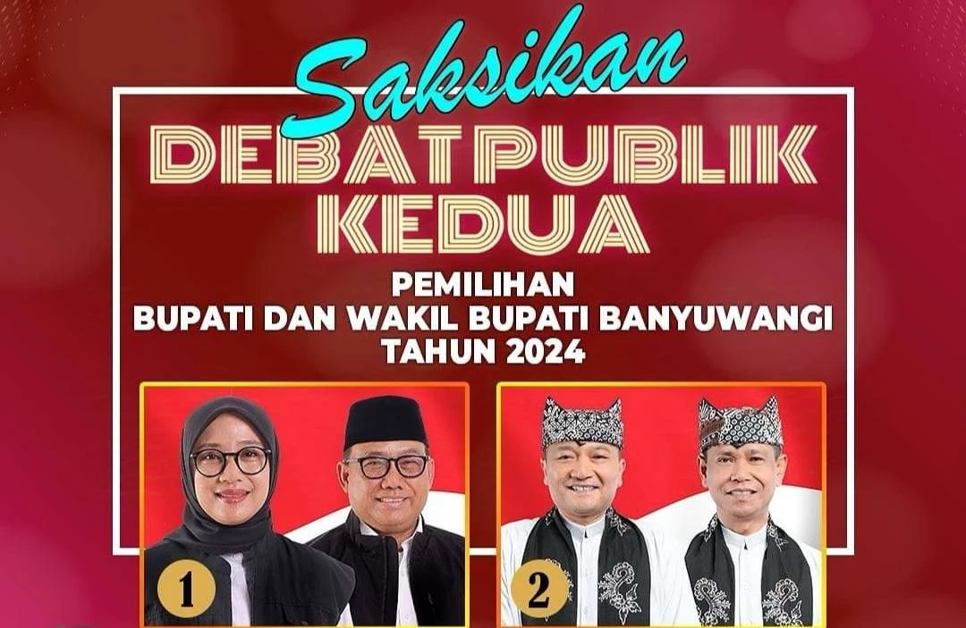 kpu-banyuwangi-gelar-debat-publik-kedua-cabup-dan-cawabup-banyuwangi-malam-ini