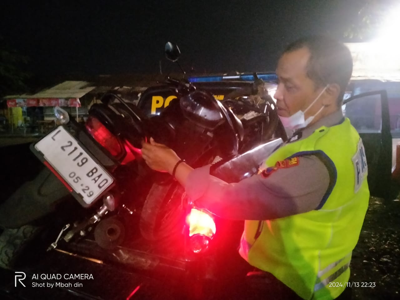 dua-sepeda-motor-terlibat-tabrakan-di-yosomulyo,-pengendara-alami-luka-ringan