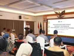 Kopi Robusta Java Banyuwangi Resmi dapat Sertifikat Indikasi Geografis Kementerian Hukum