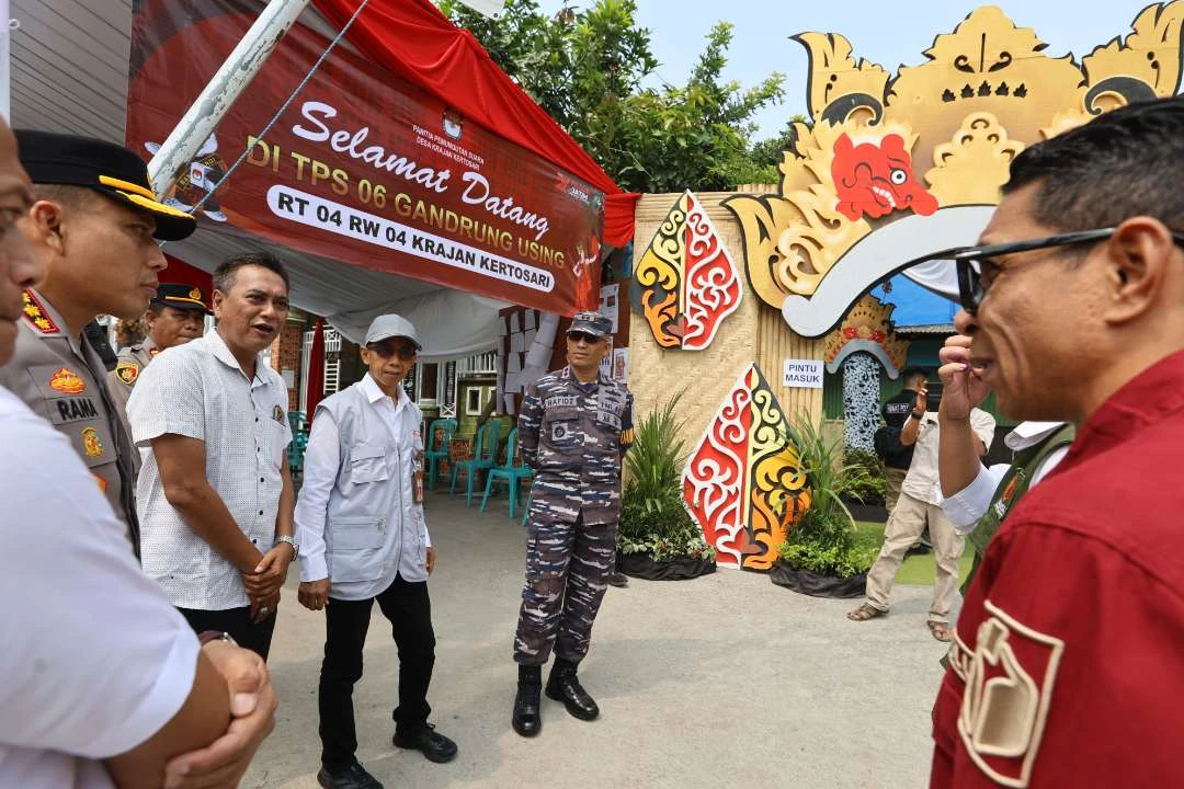 forkopimda-banyuwangi-pantau-pelaksanaan-pilkada,-pastikan-keamanan