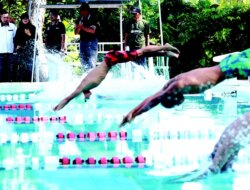Digelar di GOR Tawangalun, Ratusan Perenang Turun di Kejurkab Akuatik Banyuwangi