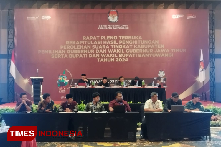 kpu-banyuwangi-gelar-rapat-pleno-rekapitulasi-hasil-suara-pilkada-–-times-banyuwangi
