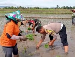 Kapolresta Banyuwangi Minta Bhabinkamtibmas Ajak Masyarakat Lestarikan Ketahanan Pangan