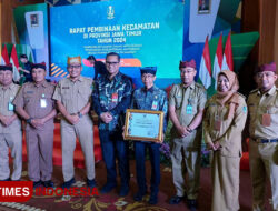 Top! Bupati Banyuwangi Raih Penghargaan Kepala Daerah Pembina Kecamatan Terbaik – TIMES Banyuwangi
