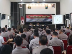 Hadapi Libur Nataru, Polresta Banyuwangi Gelar Latihan Pra Operasi Lilin Semeru 2024