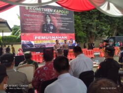 Jelang Nataru, Polresta Banyuwangi Musnahkan 6.000 Botol Miras dan 107 Knalpot Brong