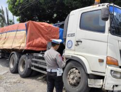 Kecelakaan Truk dan Sepeda Motor di Kedayunan, Tidak Ada Korban Jiwa