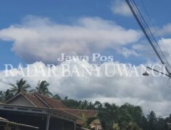 Breaking News! Gunung Raung di Banyuwangi Erupsi, Asap Tebal Setinggi 2000 Meter Panikkan Warga