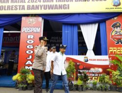 Pj Sekda Banyuwangi Tinjau Kesiapsiagaan Pos Kesehatan dan Pos Pengamanan Nataru
