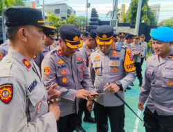 Zero Toleransi Judi Online, Polresta Banyuwangi Sidak HP Seluruh Anggota – TIMES Banyuwangi