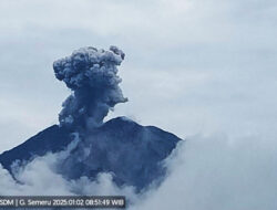 Gunung Semeru Erupsi, Muntahkan Abu Vulkanik Setinggi 1200 Meter – TIMES Banyuwangi