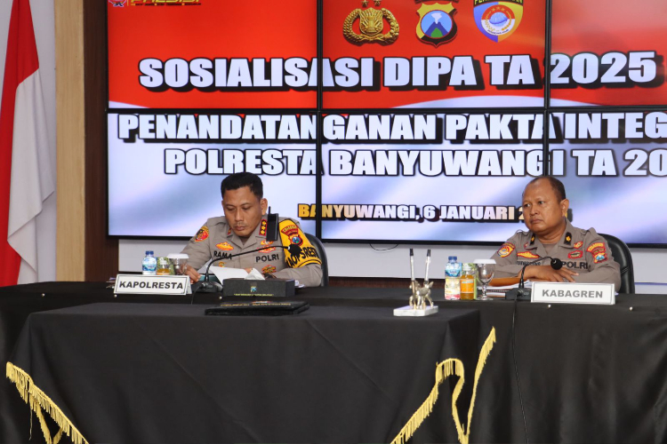 polresta-banyuwangi-sosialisasikan-dipa-ta-2025,-tekankan-kinerja-optimal-–-times-banyuwangi