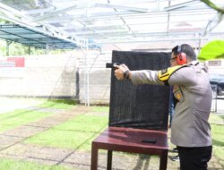 Asah Kemampuan, Polresta Banyuwangi Gelar Latihan Menembak