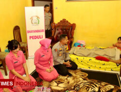 Kapolresta Banyuwangi Suntik Dukungan Moral Anggota yang Sakit – TIMES Banyuwangi