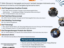 PT INKA Buka Lowongan PKWT, Ada Posisi Staf Fabrikasi Banyuwangi, Begini Cara Melamarnya