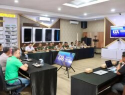 Polresta Banyuwangi Gelar Rakor Pengamanan East Java Running Fest 2025 di Pantai Marina Boom