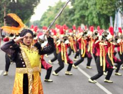 Puluhan Tim Drumband Sajikan Atraksi Menarik Di Kejuaraan Drumband Banyuwangi