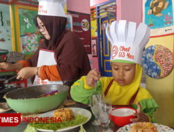 Asyiknya Chef Cilik TK Aisyiyah 2 Banyuwangi Masak Bareng Bersama Orang Tua – TIMES Banyuwangi