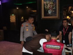 Dipimpin Kapolresta Banyuwangi, Tim Gabungan Razia Tempat Karaoke
