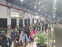 Jalur Kereta Api Lintas Utara Kembali Normal, Perjalanan dari Surabaya Pasar Turi Kembali Lancar