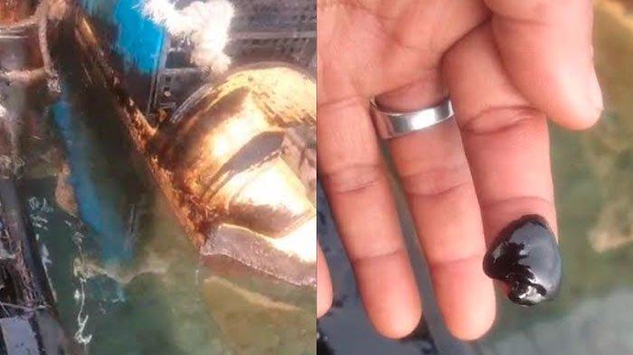 dlh-turun-tangan-cek-cemaran-diduga-oli-bekas-di-pantai-bangsring-banyuwangi-–-tribunjatim.com
