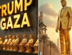 Donald Trump Sebar Visinya Tentang Gaza, Ada Patung Emas Hingga Elon Musk – TIMES Banyuwangi