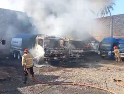 Truk Tangki Parkir di Gudang Kalipuro Dilahap Si Jago Merah, Kenapa?