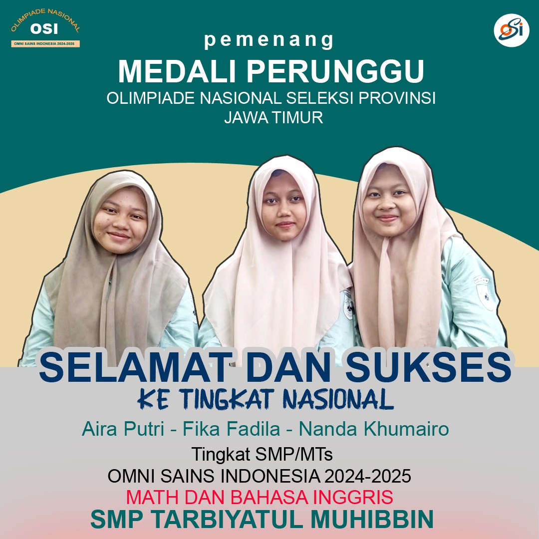 tiga-siswi-smp-tarbiyatul-muhibbin-lolos-ke-olimpiade-nasional,-raih-medali-perunggu