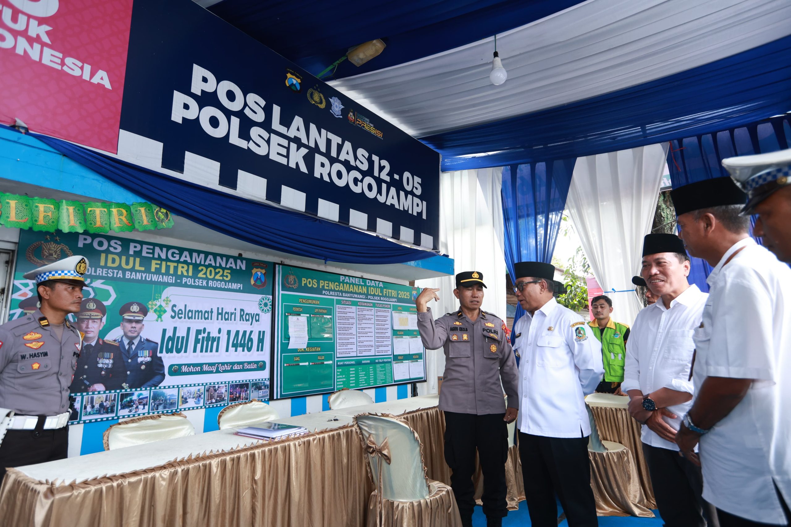 wabup-mujiono-pantau-pos-kesehatan-dan-pengamanan-lebaran-banyuwangi