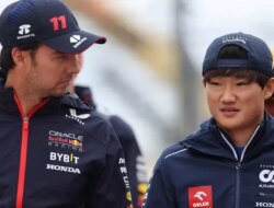 Sergio Perez Dukung Yuki Tsunoda di Red Bull, Ungkap Tantangan yang Akan Dihadapi di Tim